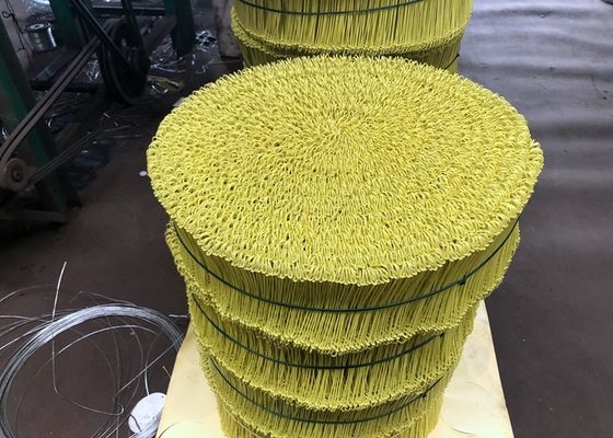 정원  플라스틱은 4 밀리미터 트위스트 타이 금속 꾸러미 만들기 와이어를 코팅했습니다